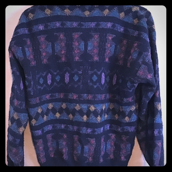 men's multicolor cardigan